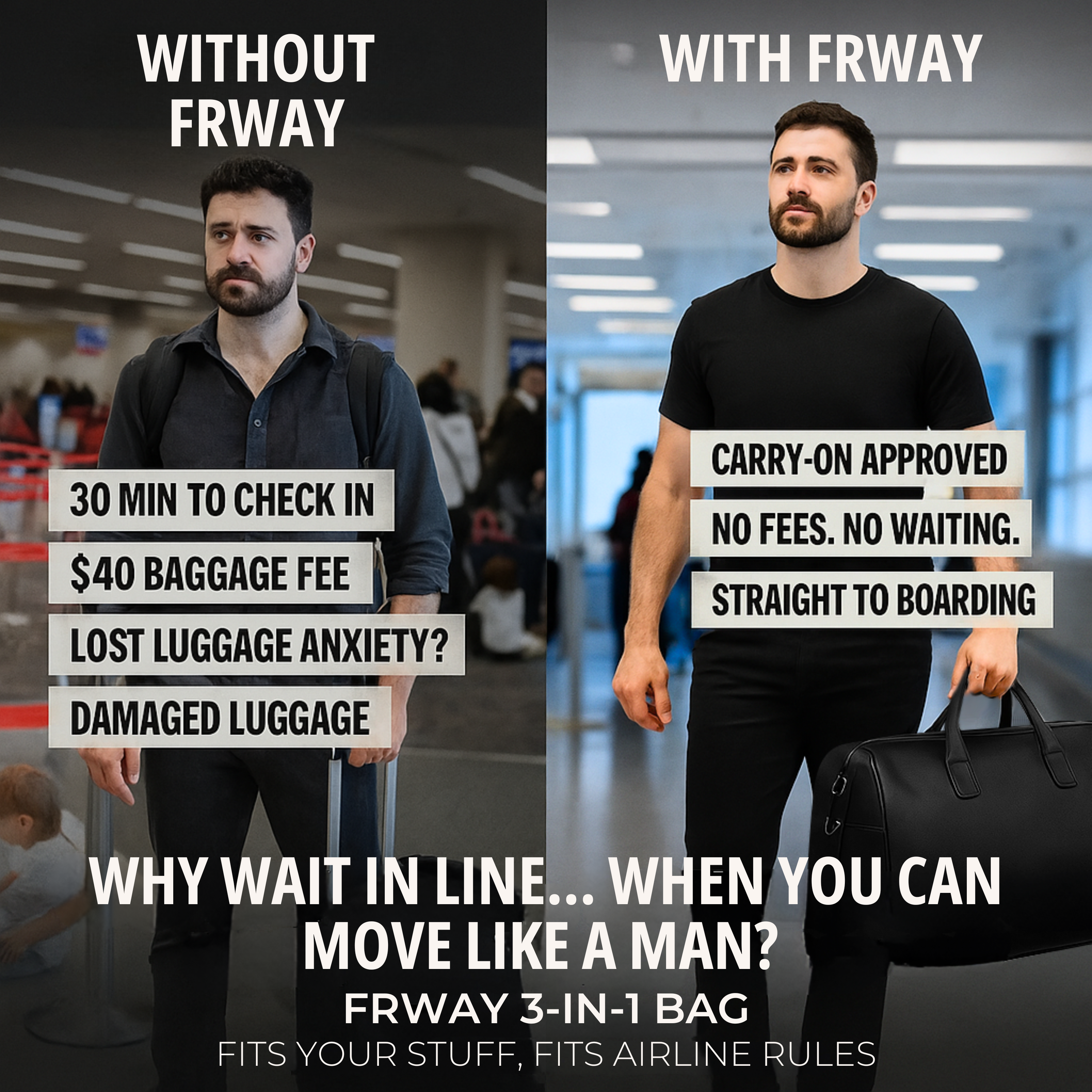 FRWAY 3-IN-1 BAG
